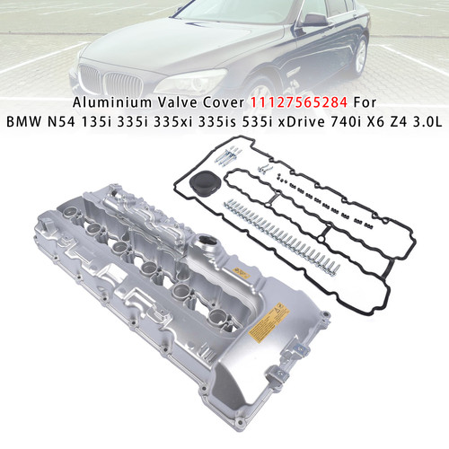 2007-2016 BMW N54 135i 335i 335xi 335is 535i xDrive 740i X6 Z4 3.0L Aluminium Valve Cover 11127565284 Generic