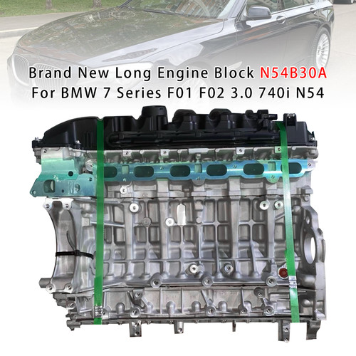 2008-2012 BMW 7 Series F01 F02 F03 F04 3.0 740i N54 Long Engine Block N54B30A Generic