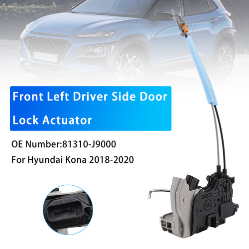 2018-2020 Hyundai Kona Front Left Driver Side Door Lock Actuator 81310-J9000 Generic