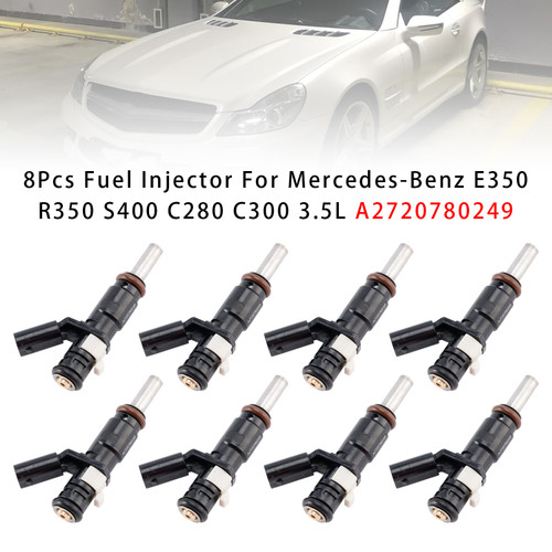 Mercedes-Benz E350 R350 S400 C280 C300 3.5L 8Pcs Fuel Injector A2720780249 Generic