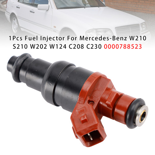 1993-1998 Mercedes-Benz W210 S210 W202 W124 C208 C230 1Pcs Fuel Injector 0000788523 Generic