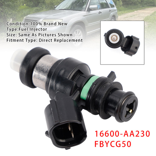 2003-2009 Subaru Legacy MK IV 2.0L AWD 1Pcs Fuel Injector 16600-AA230 FBYCG50 Generic