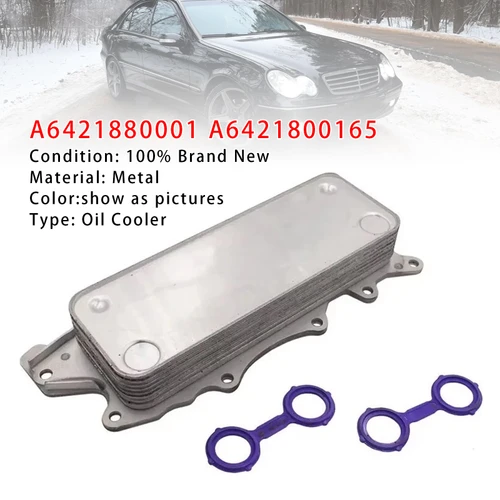 2010-2011 2006 2015 MERCEDES-BENZ G-Class W461 W463 Oil Cooler A6421880001 A6421800165