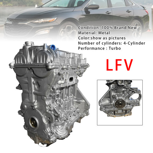 2016-2022 Chevrolet Malibu 1.5L LFV Turbo Engine Motor Vin T 8th Digit Brand New Long Engine Block generic