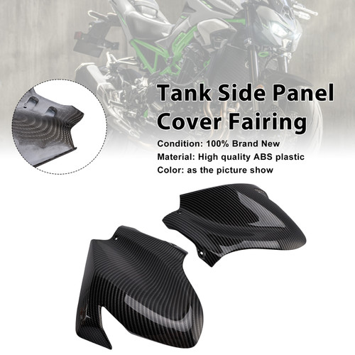 2025-2026 Kawasaki Z900 Tank Side Panel Cover Fairing Carbon Generic