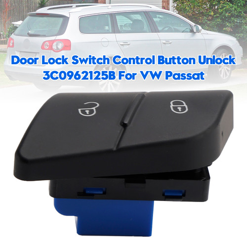 2005-2010 VW Passat 3C2 3C5 Door Lock Switch Control Button Unlock 3C0962125B Generic