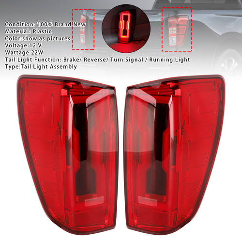 2021-2026 Mazda BT-50 BT50 Left+Right LED Tail Light Assembly Generic