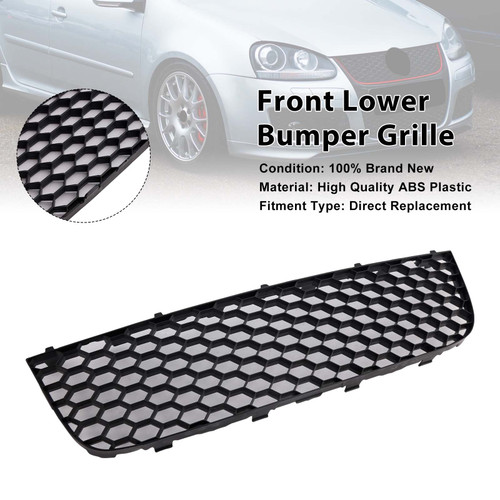 2006-2009 Volkswagen GOLF MK5 GTI Front Center Lower Bumper Grille Generic
