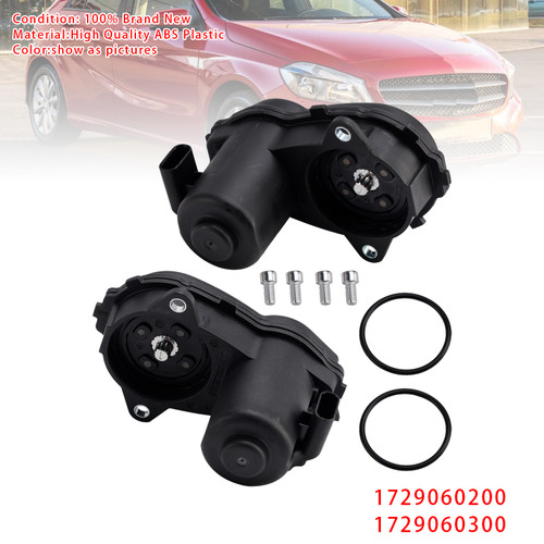 2011-2022 Mercedes Benz A B C CLA GLA Pair Rear Brake Caliper Servo Motor 1729060300 1729060200 Generic