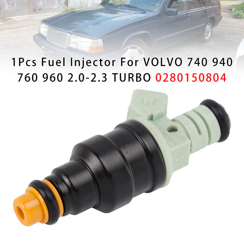 VOLVO 740 940 760 960 2.0-2.3 TURBO 1Pcs Fuel Injector 0280150804 Generic
