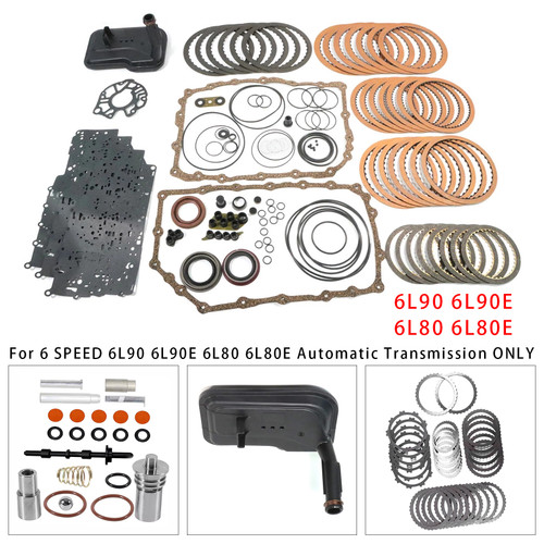 6L90 6L90E 6L80 6L80E Transmission Master Rebuild KIT W/ Pistons Filter Friction