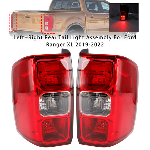 2012-2026 Ford Ranger XL Left+Right Rear Tail Light Assembly Generic
