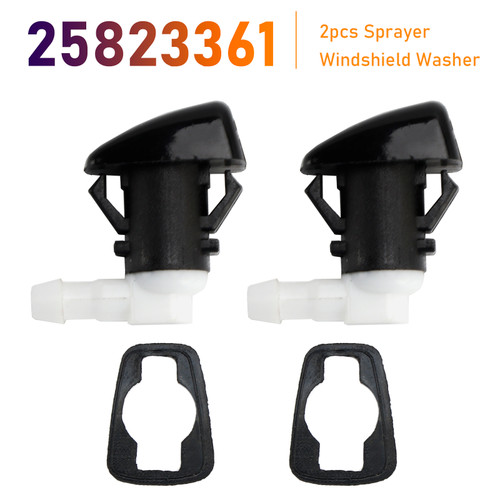 2012-2013 Buick Enclave 2pcs Sprayer Windshield Washer Nozzle 25823361 Generic