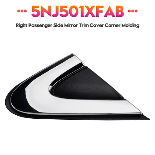 2015-2017 Chrysler 200 Right Passenger Side Mirror Trim Cover Corner Molding 5NJ501XFAA Generic