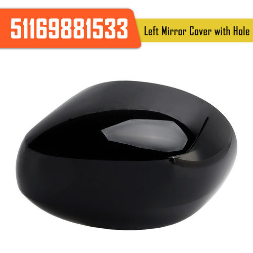2020-2024 MINI Cooper F54 F55 F56 F57 Left Mirror Cover with Hole 51169881533 Generic