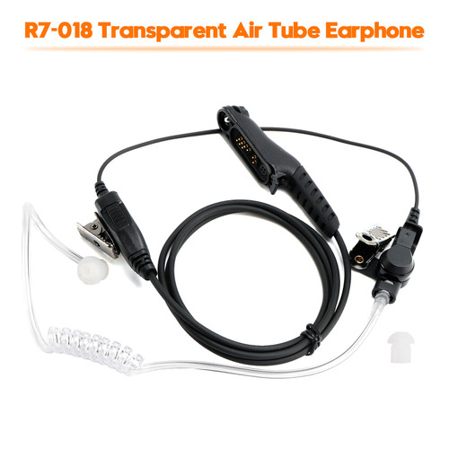 R7-018 Transparent Air Tube Earphone In-ear For R7 R7A MXP600 ION APXN70 APXN50