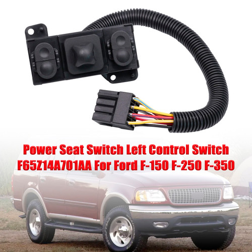 1997-2007 Ford F150 F250 F350 F450 F550 F750 Power Seat Switch Left Control Switch F65Z14A701AA Generic