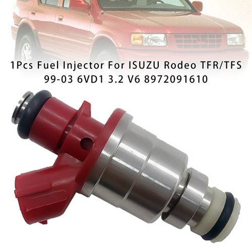 1999-2003 ISUZU Rodeo TFR/TFS 6VD1 3.2 V6 1Pcs Fuel Injector 8972091610 Generic