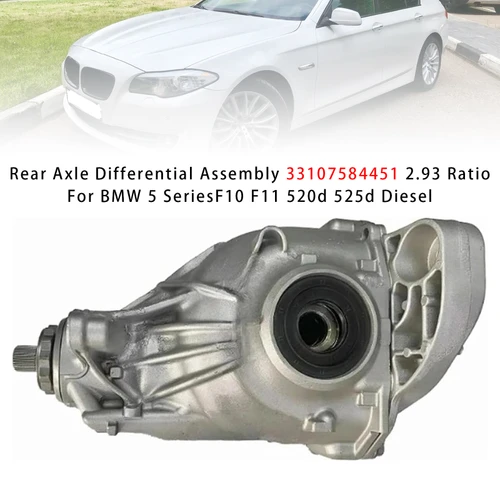 BMW 5 SeriesF10 F11 520d 525d Diesel Rear Axle Differential Assembly 33107584451 2.93 Ratio Generic