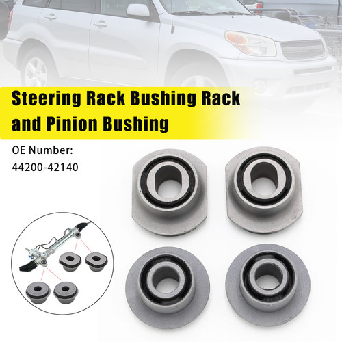 2004-2005 Toyota RAV4 4 Pcs Steering Rack Bushing Rack and Pinion Bushing 44200-42140 Generic