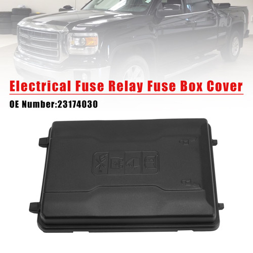 2014-2019 Chevy Sierra Silverado Electrical Fuse Relay Fuse Box Cover 23174030 Generic