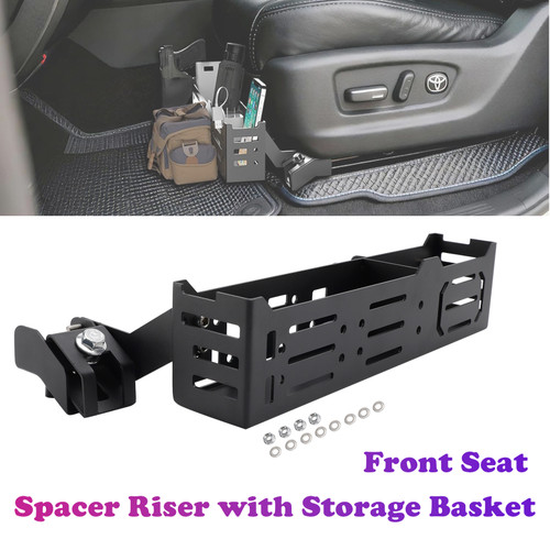2013-2019 Toyota Tacoma Rav4 Highlander Front Seat Spacer Riser with Storage Basket Generic