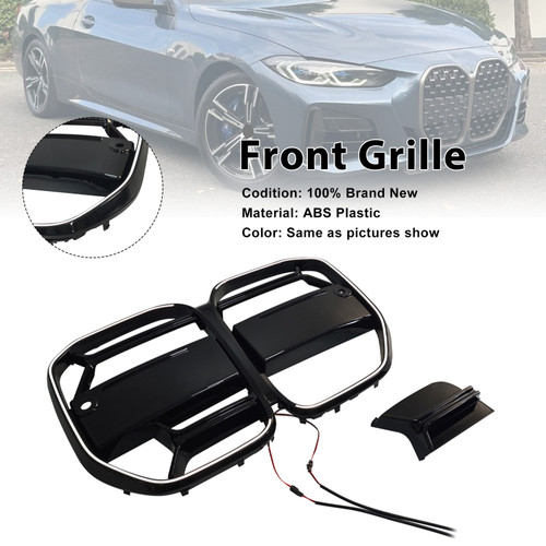 2020-2025 BMW 4 Series G22 G23 G82 CS-Style Front Bumper Grille With ACC Generic