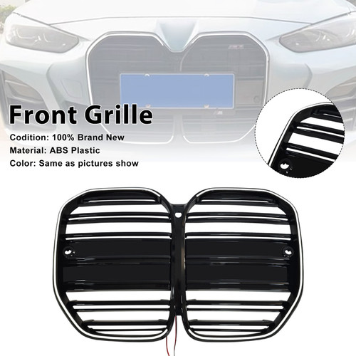 2020-2025 BMW 4 Series G22 G23 G82 CS-Style Front Bumper Grille Without ACC Generic