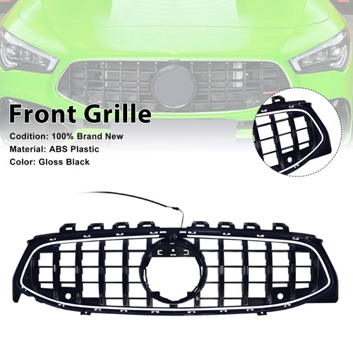 2020-2024 MERCEDES BENZ CLA-CLASS W118 C118 Front Bumper Grille Black Generic