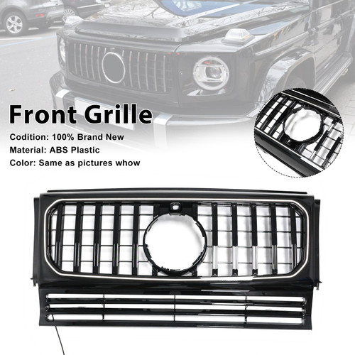 1990-2018 Mercedes Benz G-Class W463 Front Bumper Grille Black Generic