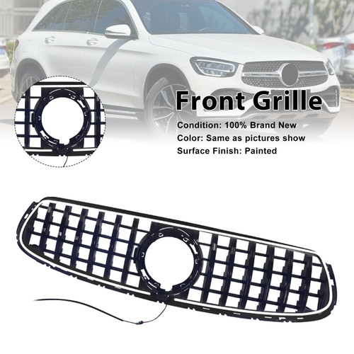2020-2022 Mercedes-Benz GLC-Class X253 GLC250 GLC300 GT-Style Front Bumper Grille Generic