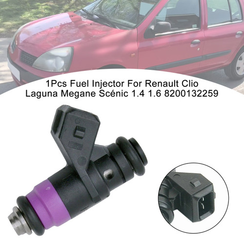 1Pcs Fuel Injector For Renault Clio Laguna Megane Scénic 1.4 1.6 8200132259