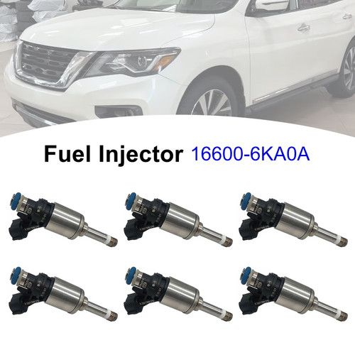 2017-2020 Infiniti QX60 6Pcs Fuel Injector 16600-6KA0A Generic