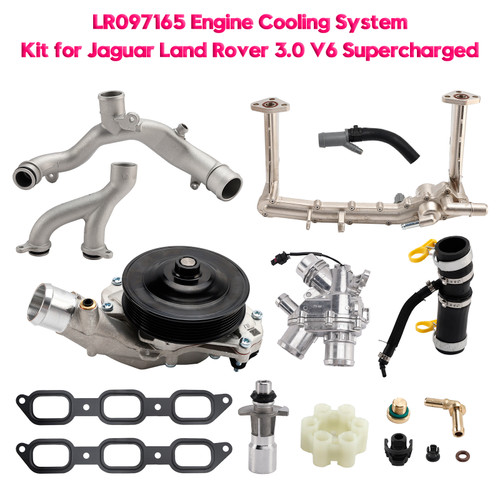 Jaguar Land Rover 3.0 V6 Supercharged Engine Cooling System Kit LR097165 Generic