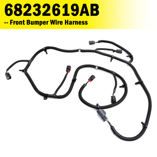 2014-2024 Ram 1500 Front Bumper Wire Harness with Park Sensors Generic