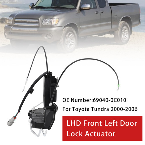 2000-2006 Toyota Tundra Front Left Driver Side Door Lock Actuator Assembly 69040-0C010 Generic