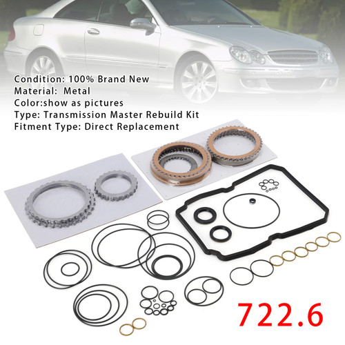 2002+ Mercedes Benz 5-Speed 722.6 Transmission Master Overhaul Rebuild kit Generic