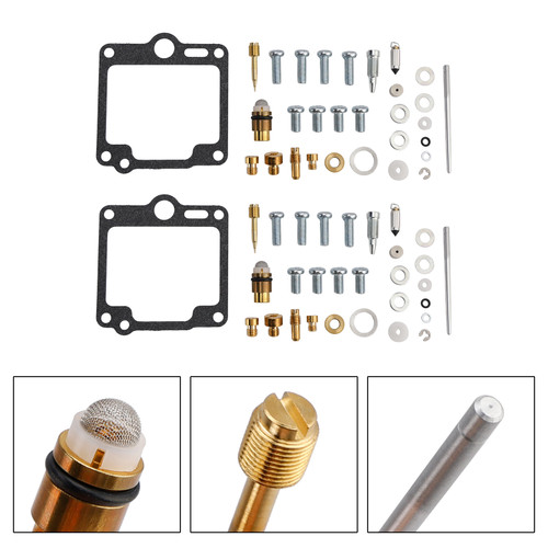 1989-1997 Yamaha XV750 Virago 750 2 set Carburetor Rebuild Repair Kit Generic