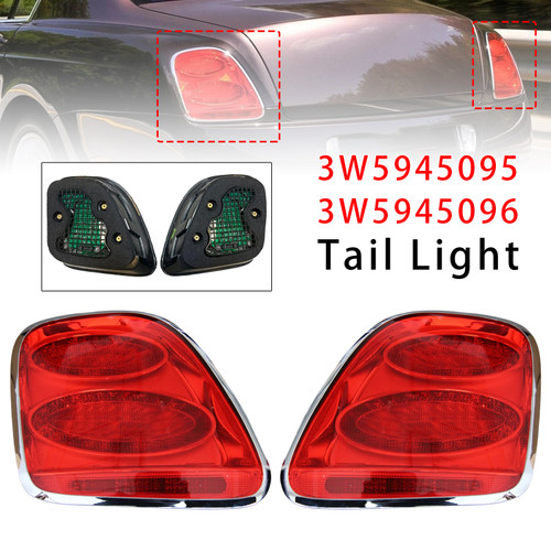 2009-2012 Bentley Continental Flying Spur Left+Right Tail Light 3W5945095 3W5945096 Generic