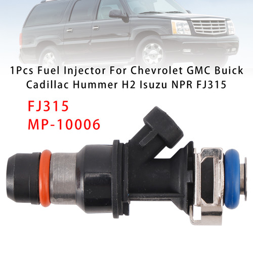 1Pcs Fuel Injector For Chevrolet GMC Buick Cadillac Hummer H2 Isuzu NPR FJ315