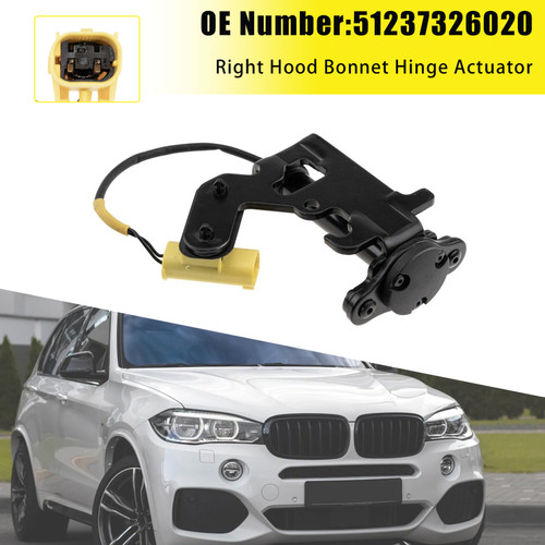 2014-2019 BMW X5 F15 X6 F16 Right Hood Bonnet Hinge Actuator 51237326020 Generic