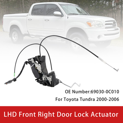 2000-2006 Toyota Tundra Front Front Right Passenger Side Door Lock Actuator Assembly 69030-0C010 Generic