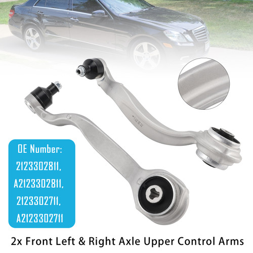 2x Front Axle Upper Control Arms (Left & Right) for Mercedes E-Class W212 2009-2017