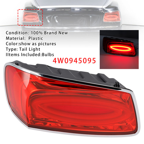 2013-2019 Bentley Flying Spur 4.0L 6.0L Left Tail Light 4W0945095 Generic