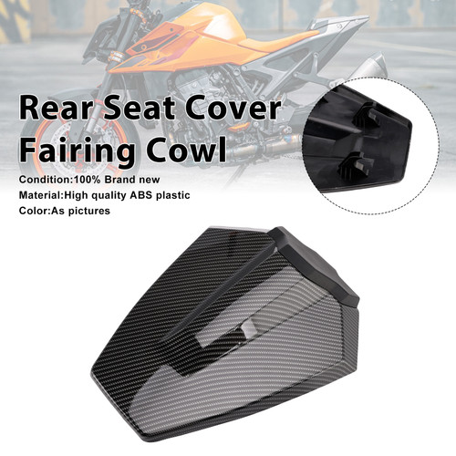 2024-2025 Duke 990 Rear Pillion Seat Cover Fairing Cowl Black Generic