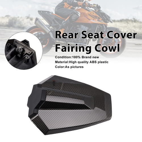 2024-2025 Duke 990 Rear Pillion Seat Cover Fairing Cowl Black Generic