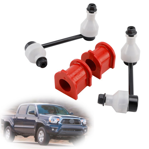 2005-2015 Toyota Tacoma 4pc Front Sway Bar Links Front Bushings Generic