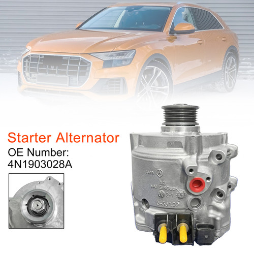 2016-2025 Audi A6 S6 A7 S7 A8 Q7 SQ7 SQ8 Starter Alternator 4N1903028A 48V Generic