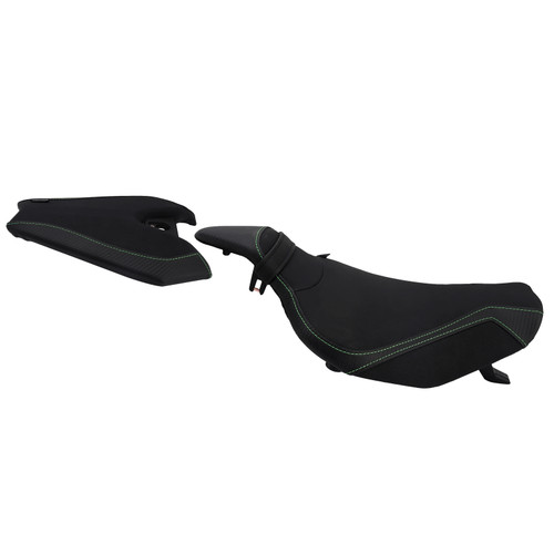 2014-2025 Kawasaki Z1000 Front & Rear Seat Driver Cushion Black Generic