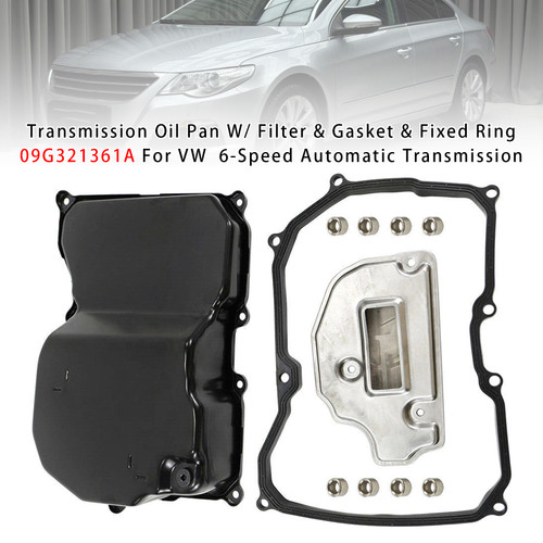 2006-2014 VOLKSWAGEN BEETLE Transmission Oil Pan W/ Filter & Gasket & Fixed Ring 09G321361A Generic